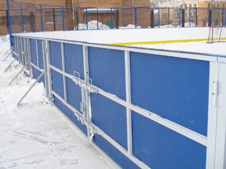Установка, монтаж хоккейной коробки Петрозаводск